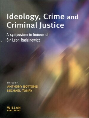 cover image of Ideology, Crime and Criminal Justice